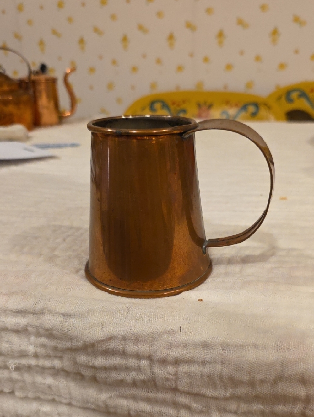 Antique copper Tankard
